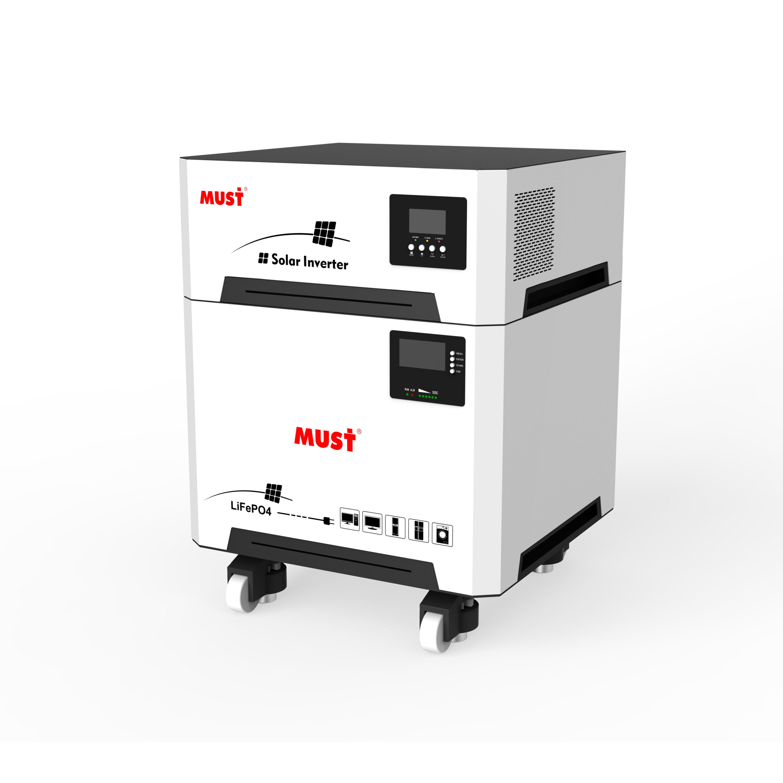 HBP3300 TLV 系列移动叠加式太阳能锂电储能系统 (AC:110V+110V 2-6KW)